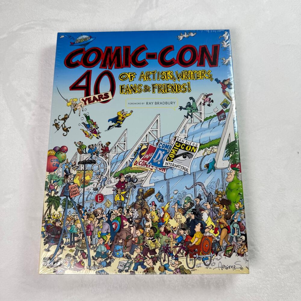 Comic-Con 40 Years Book Sealed Hardcover Ray Bradbury Foreword SDCC Collectible